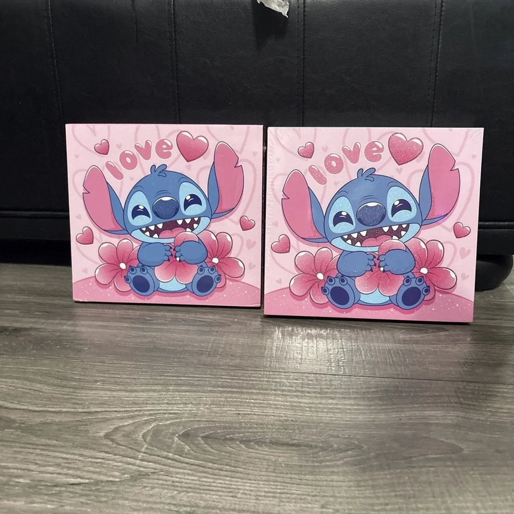 Lot Of 2 Girls Stitch Kids Beauty‎ Makeup Eyeshadow Palette New Fast Shipping